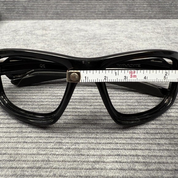 Oakley Valve Sunglasses Frames Polished Black 12-837 60-16 133 Mens Sport Wrap - Picture 12 of 15